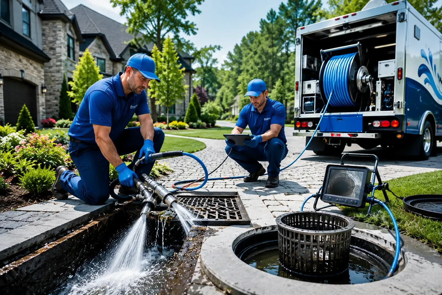 Local outdoor drain cleaning professionals in Rombauer, MO