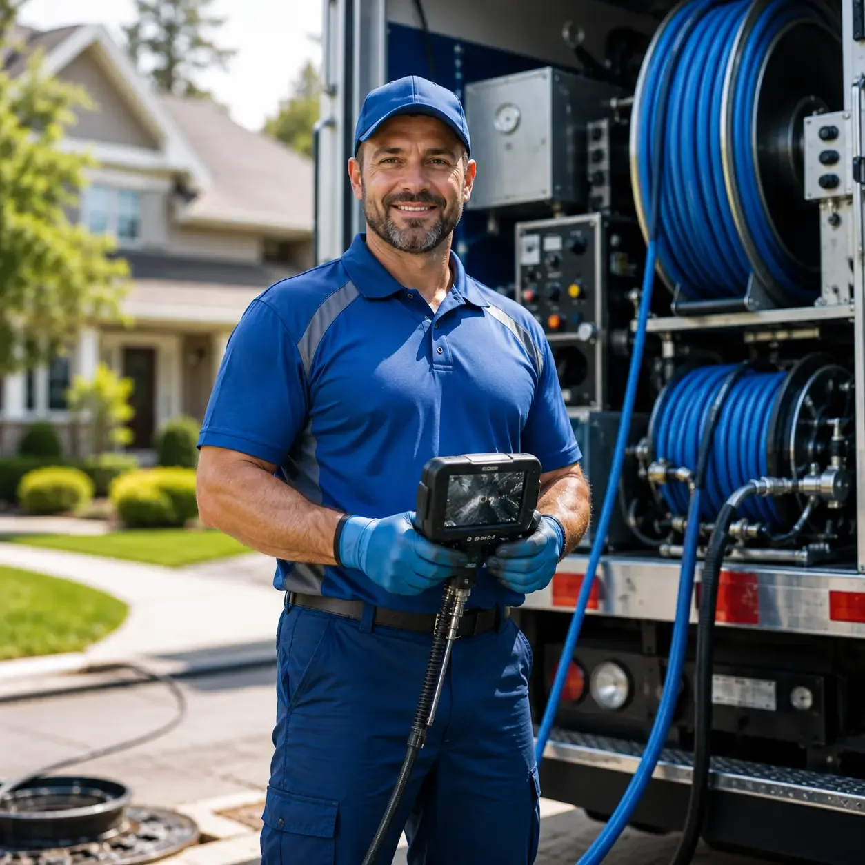 Local outdoor drain cleaning specialists in Rombauer, MO